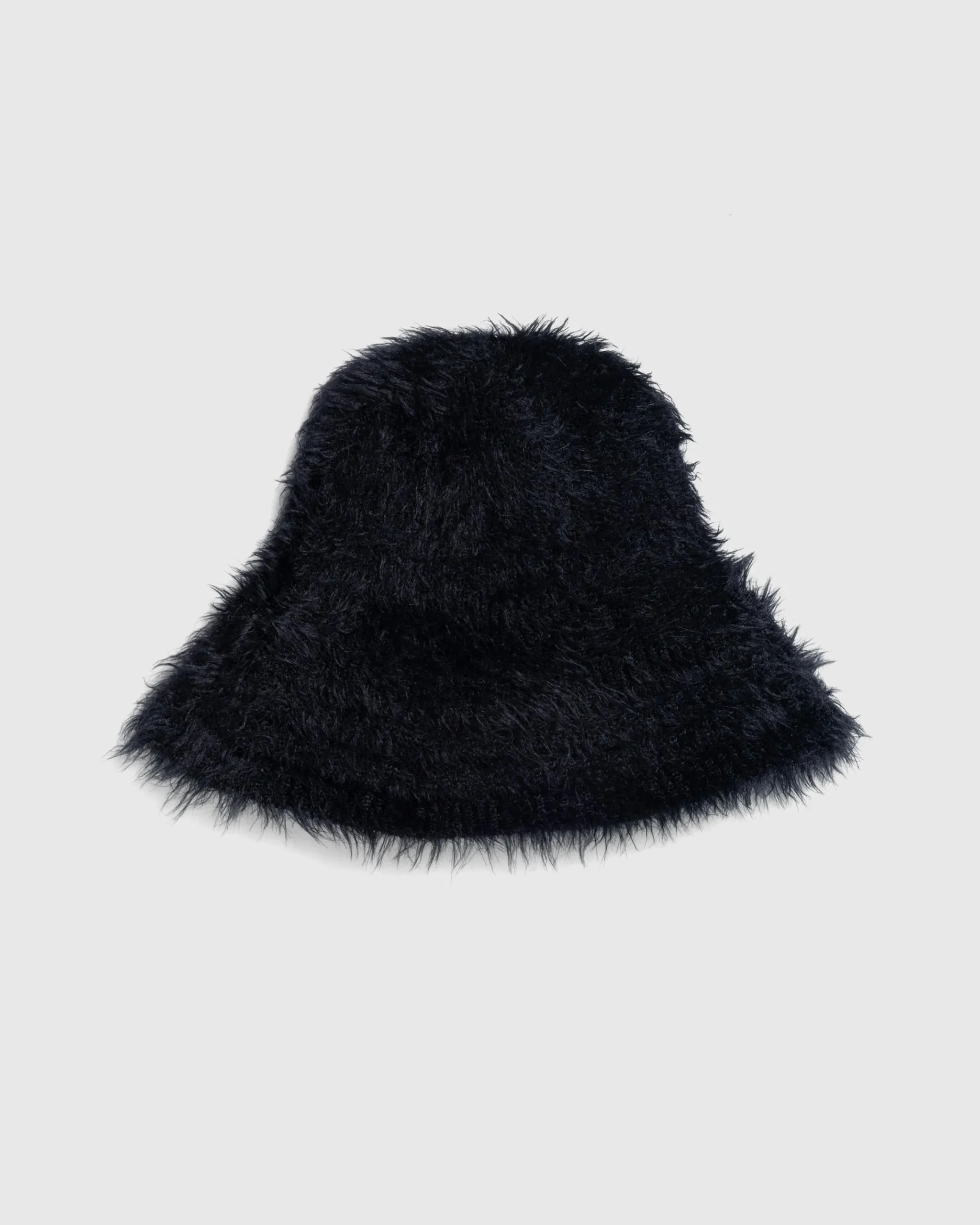 Marine Serre Wild Puffy Knit Bucket Hat- Hats