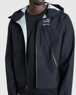 MM6 Maison Margiela Windbreaker Deep Black- Outerwear