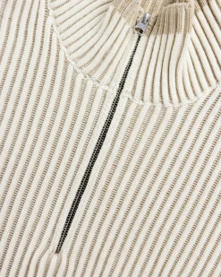 Stone Island Wool Half-Zip Sweater- Knitwear