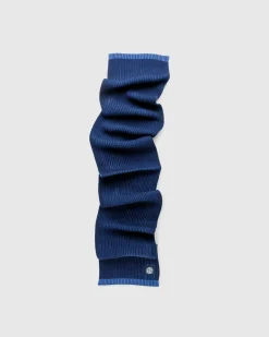 Stone Island Wool Scarf Navy Blue- Scarves