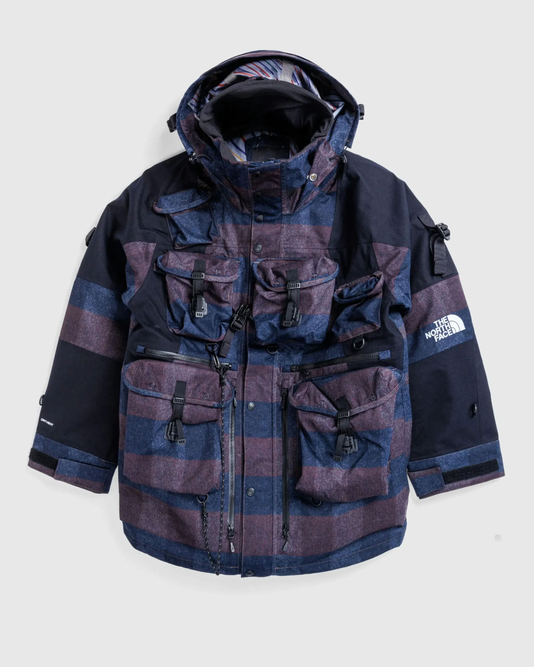 The North Face Wool-Like Hardshell Jacket Smokey Brown Plaid- Outerwear
