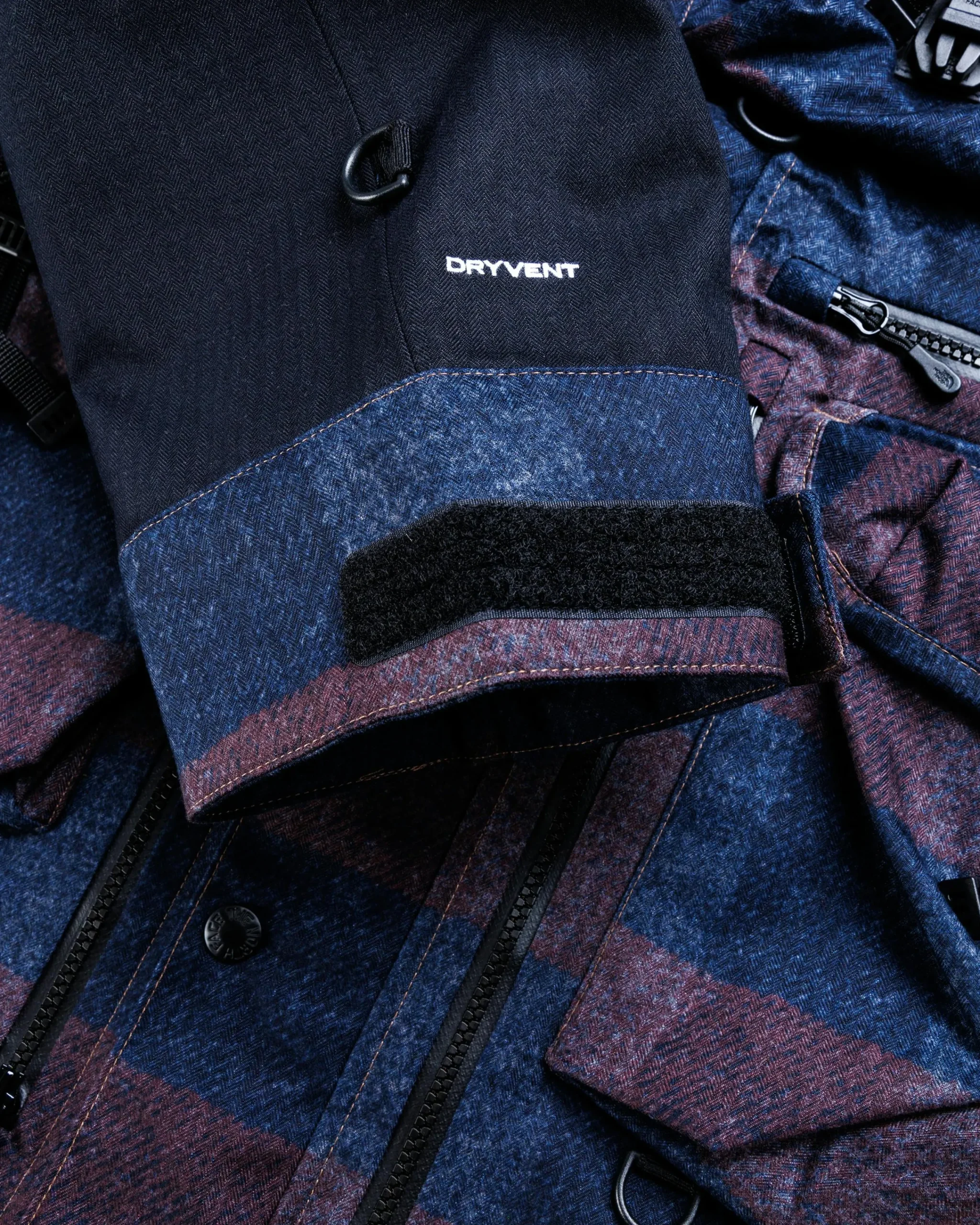 The North Face Wool-Like Hardshell Jacket Smokey Brown Plaid- Outerwear